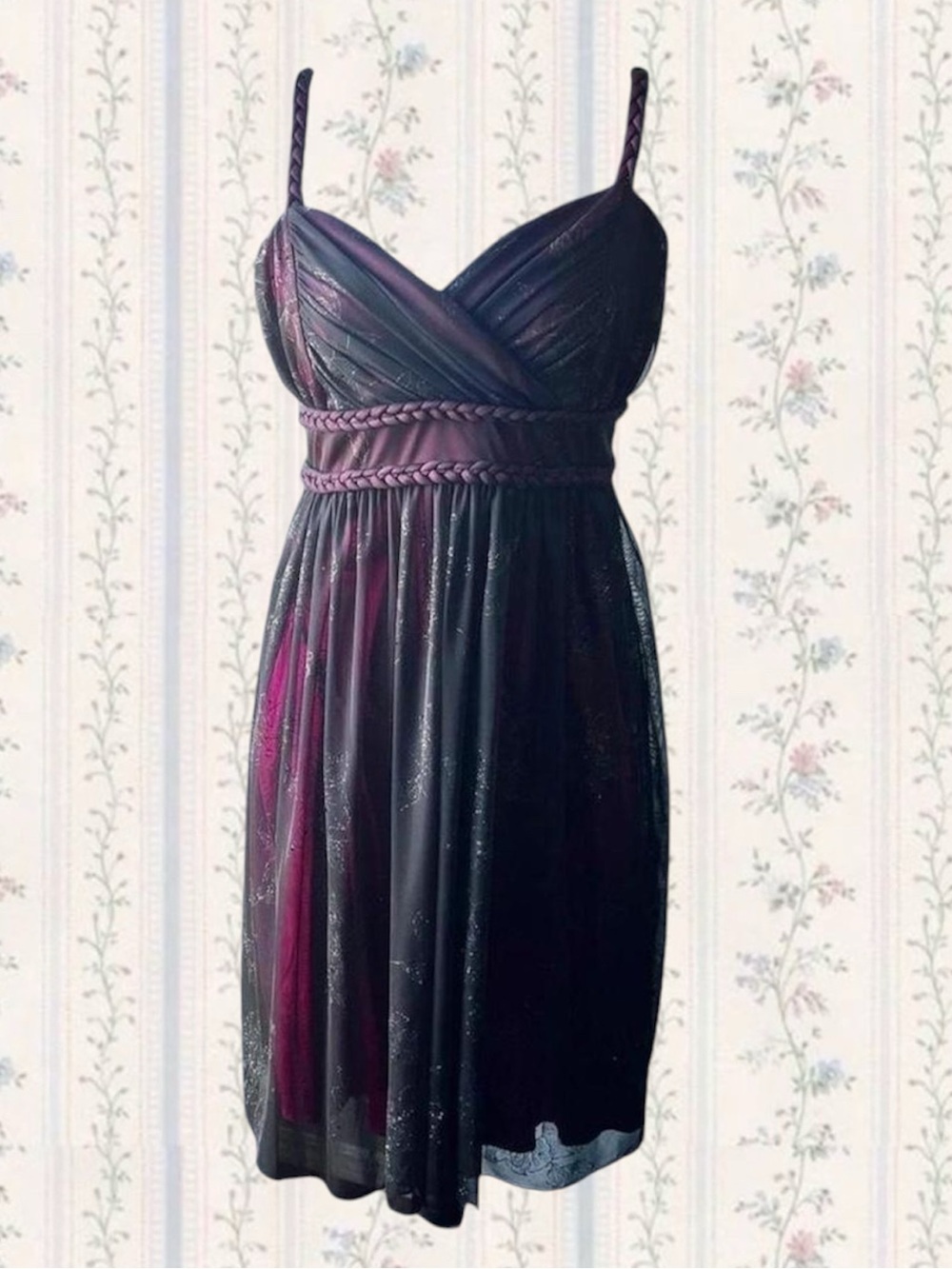 Purple formal dress